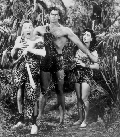 Huntz Hall Laurette Luez Clint Walker Bowery Boys film Jungle Gents 8b20-10685