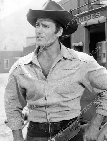 handsome Clint Walker TV Cheyenne 8b20-10762