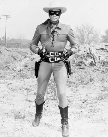 Clayton Moore The Lone Ranger portrait 8b20-10778