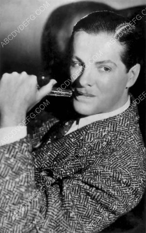 Robert Cummings and his pipe portrait 8b20-10908