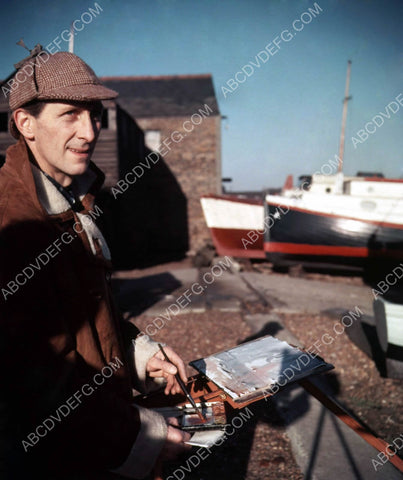 Peter Cushing as Sherlock Holmes behind the scenes 8b20-10965