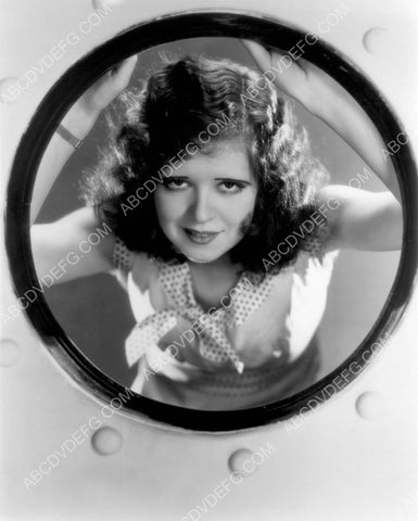 Clara Bow through a porthole film True to the Navy 8b20-11057
