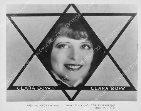 Clara Bow Star of David portrait 8b20-11147