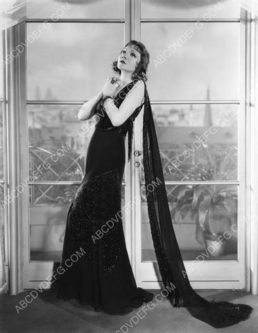 Claudette Colbert fashion portrait 8b20-11158