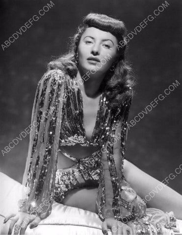 Barbara Stanwyck in sexy chorus girl outfit film Ball of Fire 8b20-11763