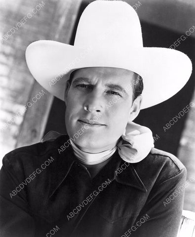 handsome cowboy Charles Starrett portrait 8b20-11800