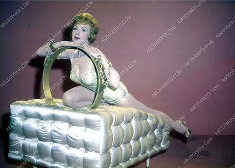 Edie Adams in sexy wear chained to giant wedding ring in box 8b20-11864