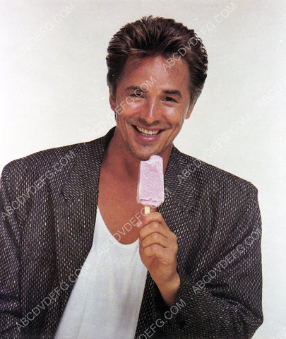 Don Johnson enjoying a popsicle 8b20-12663