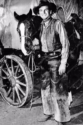 Eric Fleming and the horse TV Rawhide 8b20-12708