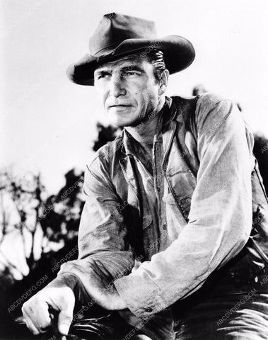 Eric Fleming mounted on horseback TV Rawhide 8b20-12718