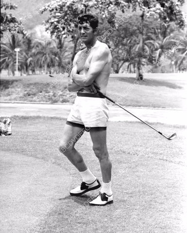 shirtless Dean Martin on the golf course 8b20-12870