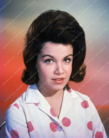 Annette Funicello in her polka dot shirt 8b20-13054
