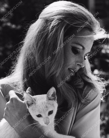 Ursula Andress and her cat portrait 8b20-13236