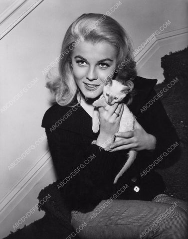 Ann-Margret and baby kitty cat 8b20-13419