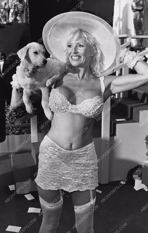 Edy Williams posing with her dogs 8b20-13640