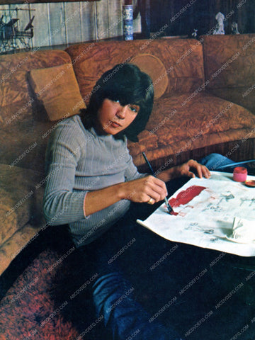 artistic David Cassidy does some painting at home 8b20-13877