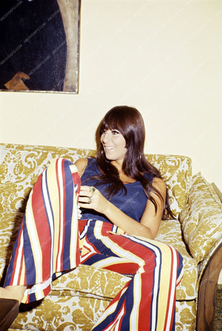 candid Cher relaxing on the sofa 8b20-14032