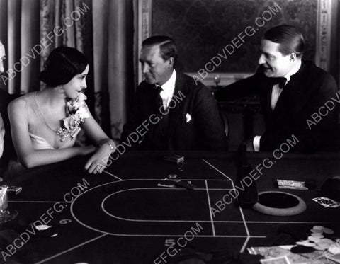 Pola Negri Paul Lukas at the gaming tables silent film Three Sinners 8b20-1459