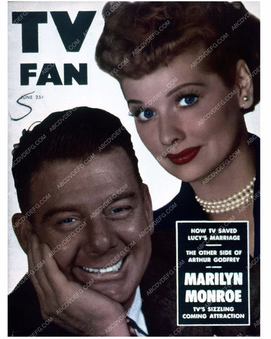 Arthur Godfrey Lucille Ball TV FAN magazine cover 8b20-14783