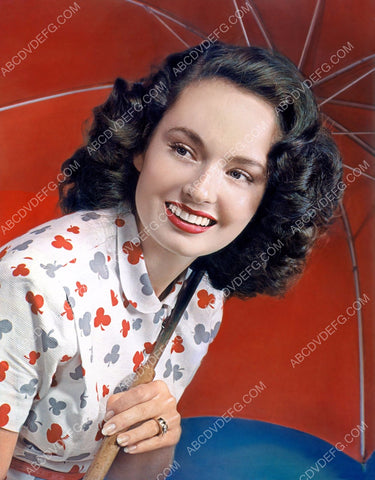 gorgeous Ann Blyth under her umbrella 8b20-14935