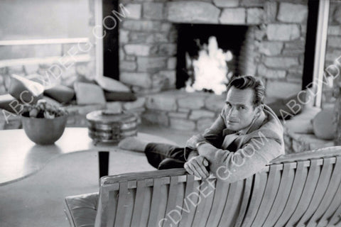 great candid Charlton Heston at home 8b20-15142