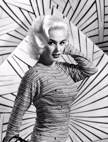 Mamie Van Doren in a striped shirt 8b20-1526