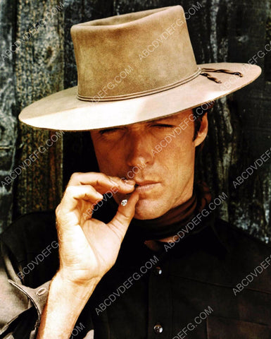 Clint Eastwood puffing on his cigar film Hang Em High 8b20-15905