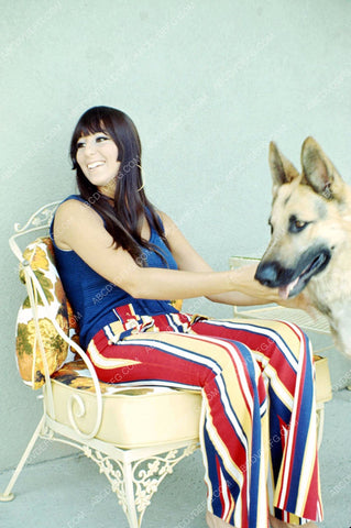 candid Cher w her dog 8b20-16698