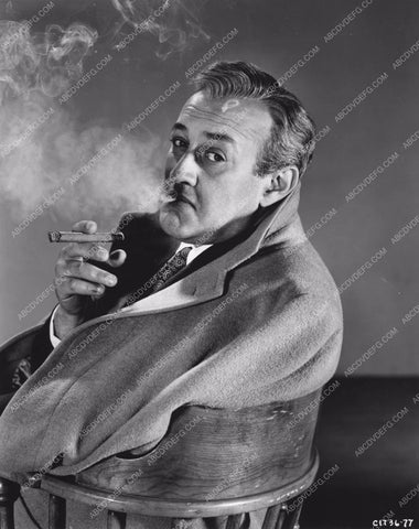 Lee J Cobb enjoying a cigar 8b20-16740