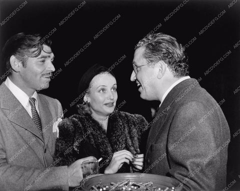 candid Clark Gable Carole Lombard David O Selznick 8b20-16780