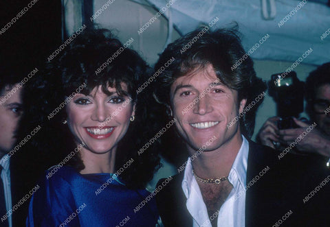 Victoria Principal Andy Gibb out for the evening swarmed by the press 8b20-17033