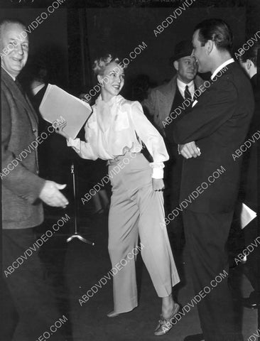candid Carole Landis at a radio broadcast I think 8b20-17105