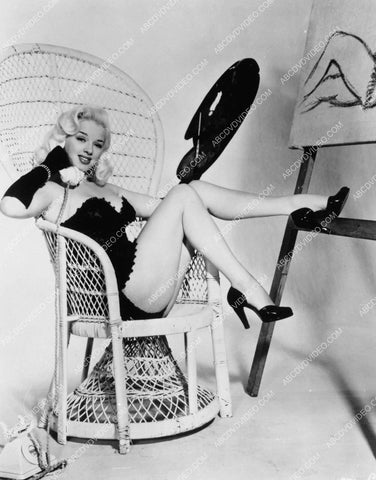 Diana Dors sexy pinup pose on the telephone 8b20-17312
