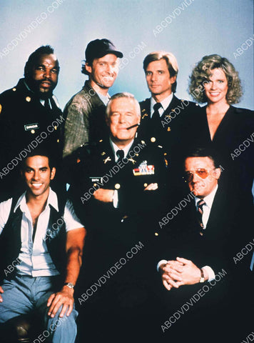 Dirk Benedict George Peppard Mr. T Dwight Schultz Robert Vaughn TV The A-Team 8b20-17882