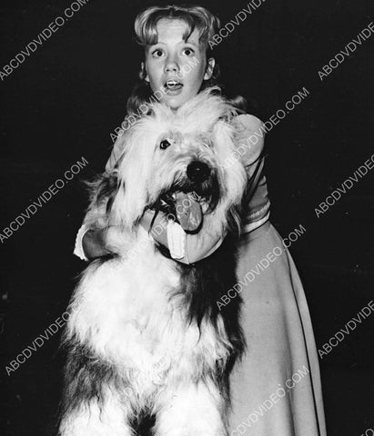 Hayley Mills posing w the dog 8b20-18091