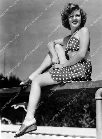 beautiful Jean Rogers in her new polka dot summer wear 8b20-20191