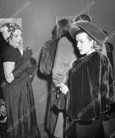 candid photo Anita Louise waiting in line somewhere 8b20-2283