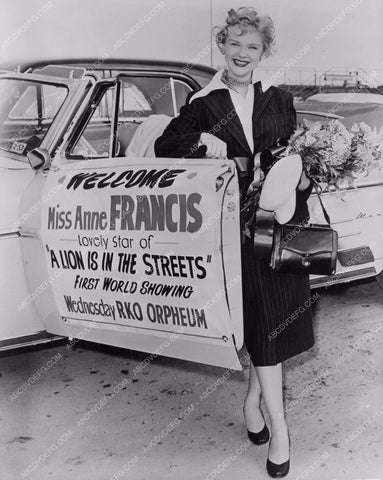 cool pic Anne Francis w promo automobile A Lion Is in the Streets 8b20-2502