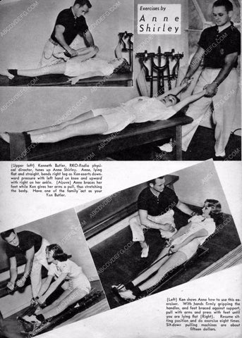 magazine article on Anne Shirley's workout regiment 8b20-2813