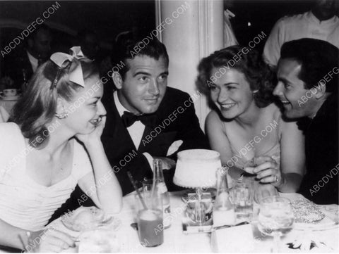 candid Anne Shirley John Payne Anne Baxter maybe out to dinner 8b20-2850