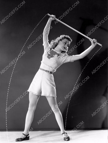 Anne Shirley demonstrates proper form for certain exercises 8b20-2873
