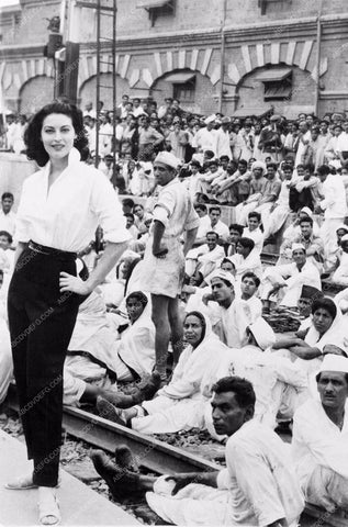 candid Ava Gardner on location for Mogambo I think 8b20-3127