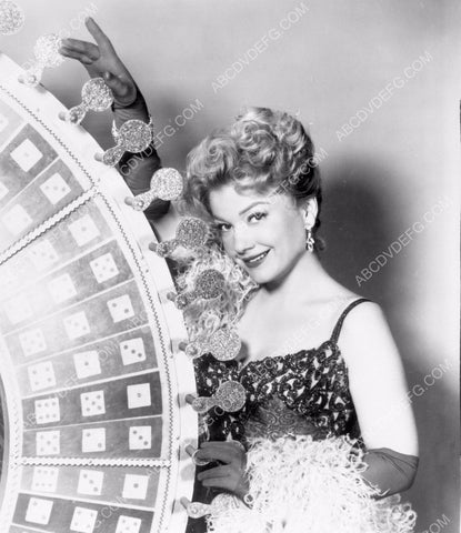 alluring Anne Baxter with the gambling wheel of fortune 8b20-4186