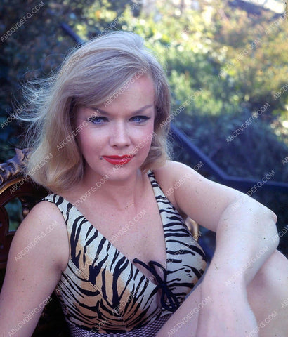 gorgeous Anne Francis in tiger skin bikini out in the garden 8b20-4223