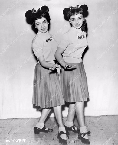 Annette Funicello and Doreen in full Mousekateer garb 8b20-4375
