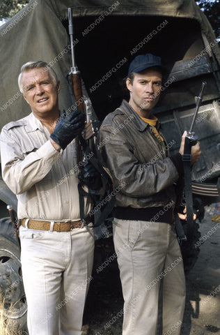 Dwight Schultz George Peppard portrait TV The A-Team 8b20-4410