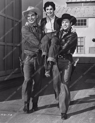 Stephen McNally Jane Adams Audie Murphy behind the scenes 8b20-4484
