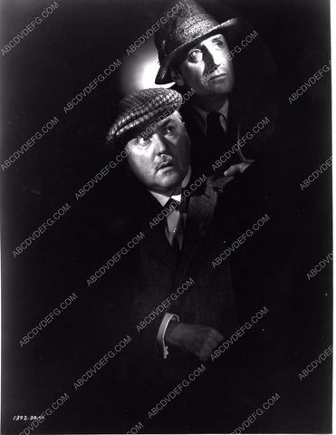 Basil Rathbone Nigel Bruce classic Sherlock Holmes portrait 8b20-4661