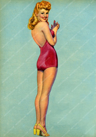 classic magazine Betty Grable pinup pic 8b20-4825