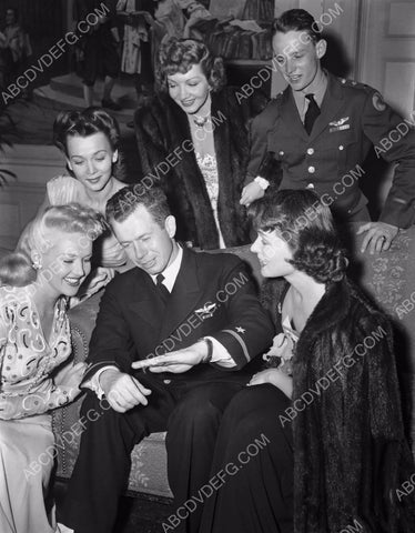 Dick Powell does magic Betty Grable Claudette Colbert and others 8b20-4862